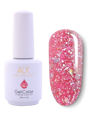 ALX Nail Salon 15 ml 517 Sparkle Pink