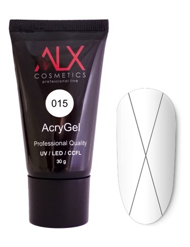 ALX Acrygel Νο 015 (Διαφανές / Clear) (30 γρ. σωληνάριο)