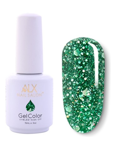 ALX Nail Salon 15 ml 524 Sparkle Green