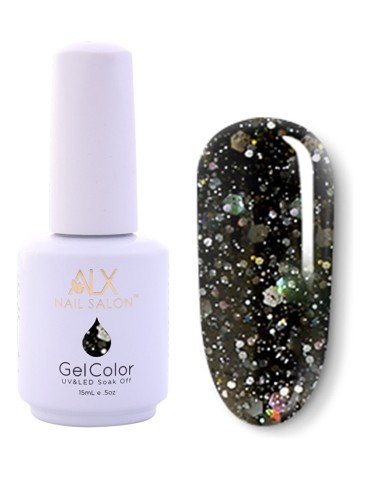 ALX Nail Salon 15 ml 518 Black Diamonds