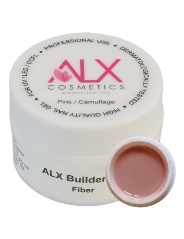 ALX Fiber Builder Gel Ροζ 15 ml
