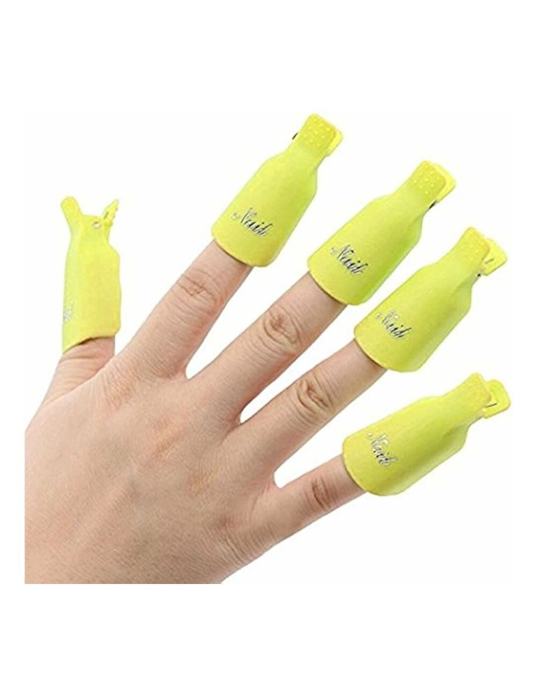 Πλαστικά κλιπ για αφαίρεση ημιμόνιμου  (Κίτρινο)