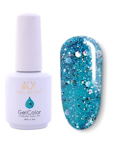 ALX Nail Salon 15 ml 525 Bubble Blue